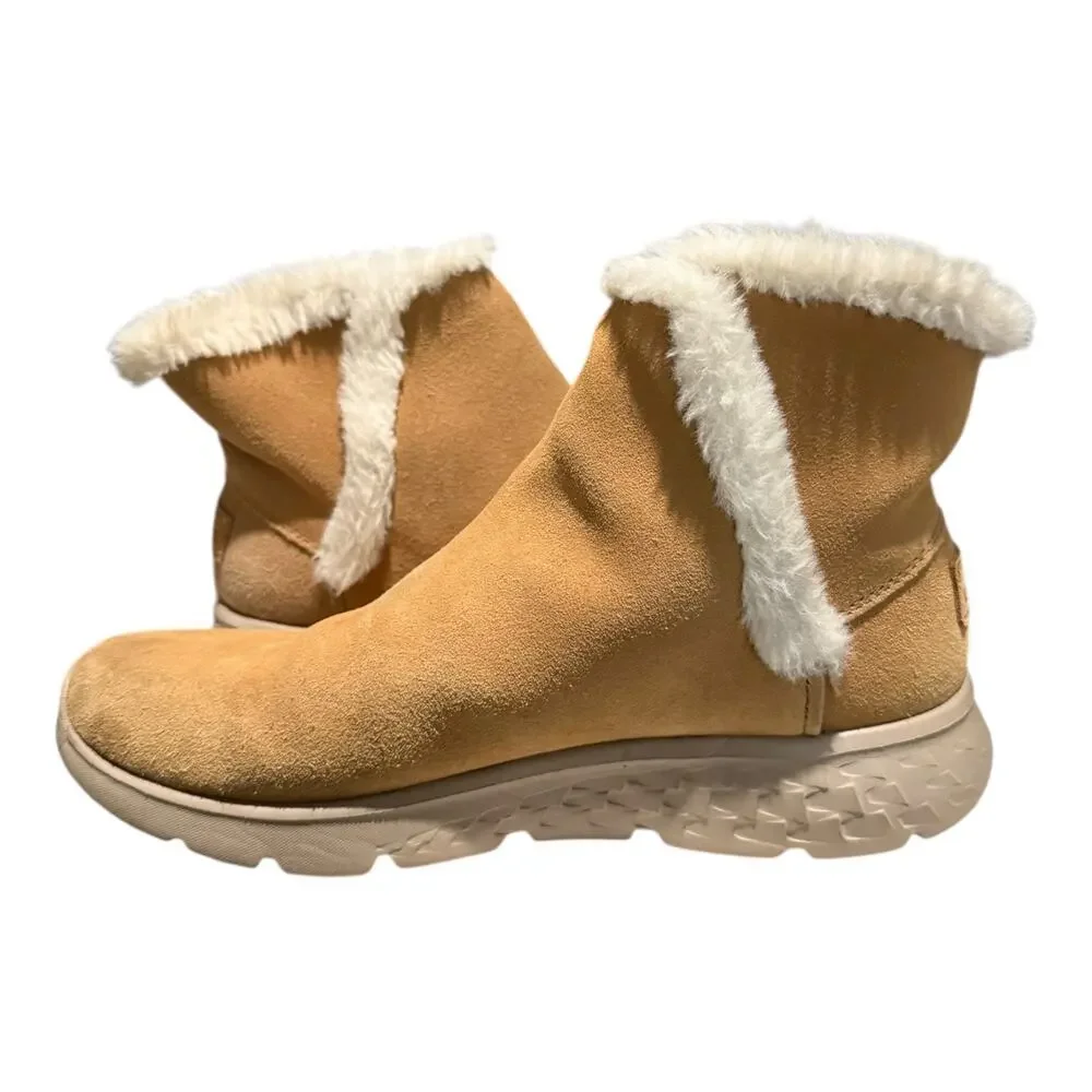 Skechers Women's On the GO Stellar Winter Boots Cozy Step Chestnut Size 9